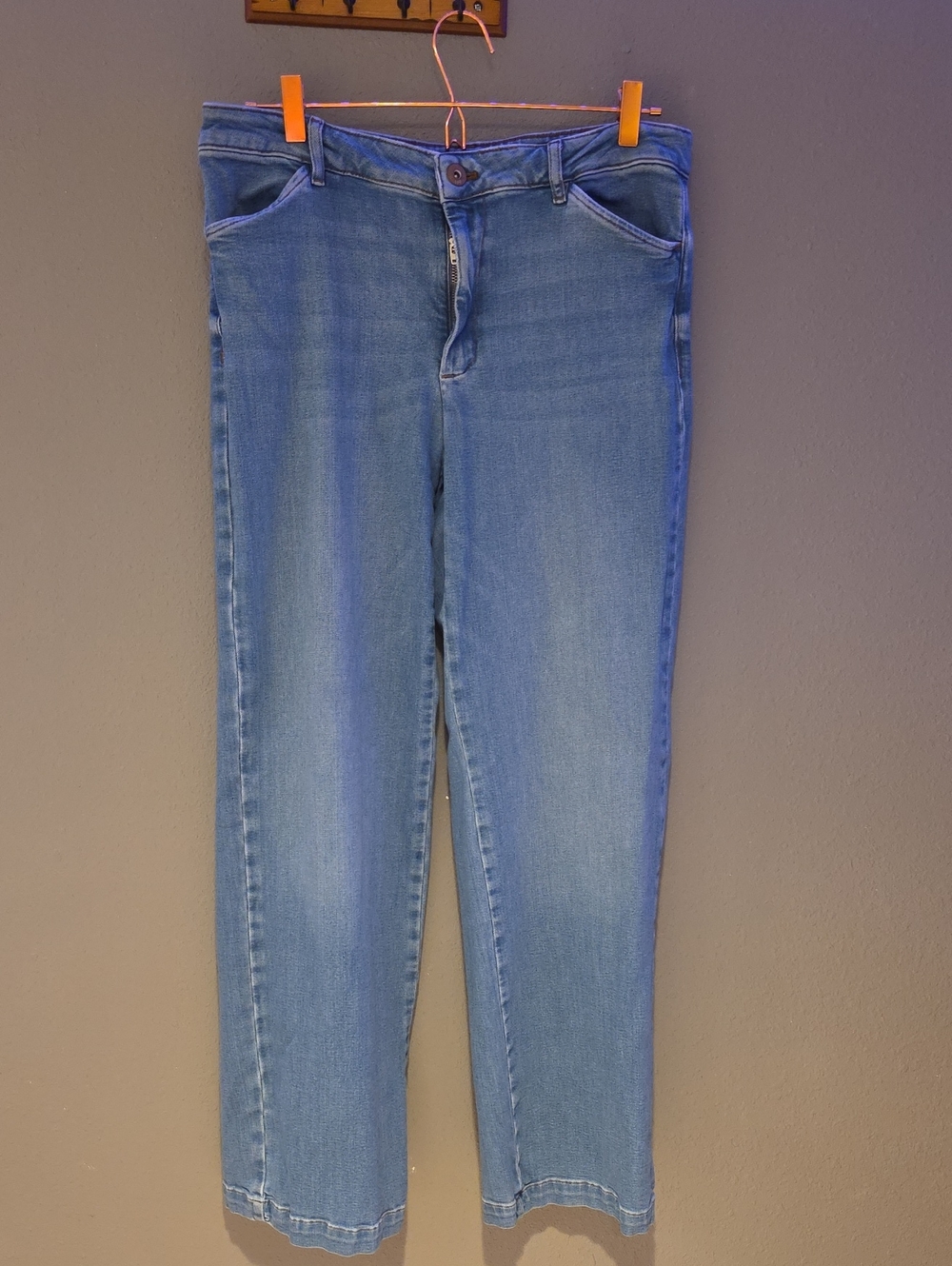 J. Jill Women's Light Blue Wide-Leg Jeans